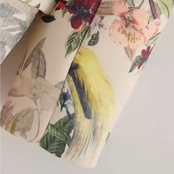 Nwt Women printed Blazer, Small, floral, birds,beautiful, Small - Picture 7 of 15